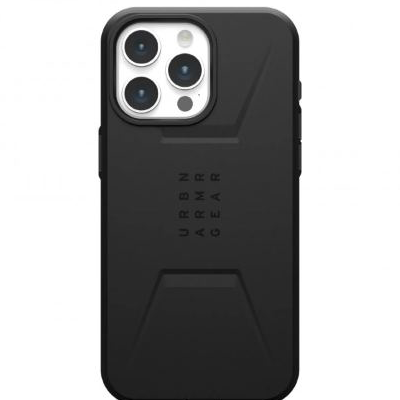 Полиуретановый чехол UAG Civilian MagSafe для iPhone 15 Pro Black (Черный)