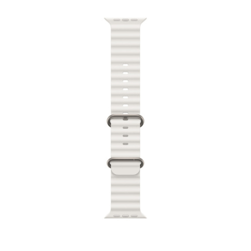Ремешок для Apple Watch Ultra 49mm White Ocean Band - One Size (Белый)