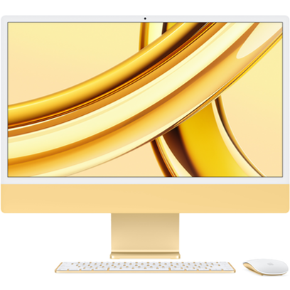 Моноблок Apple iMac 24 M3 (2023) Yellow (Желтый) (M3 8-core CPU/8GB/512Gb/10-Core GPU) Z19G