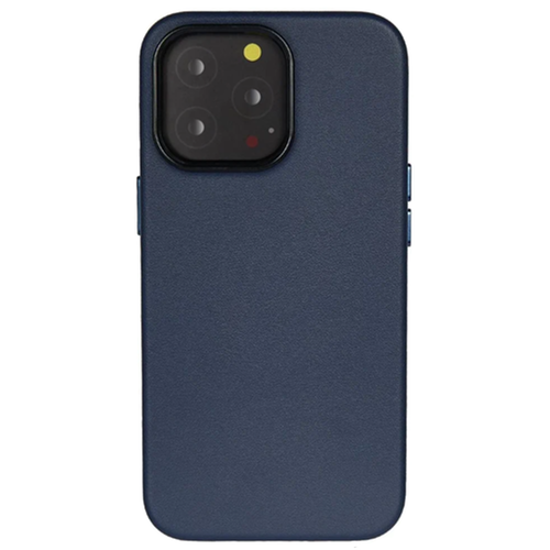 Кожаный чехол K-DOO для iPhone 15 Pro Max MagSafe Noble (Синий)