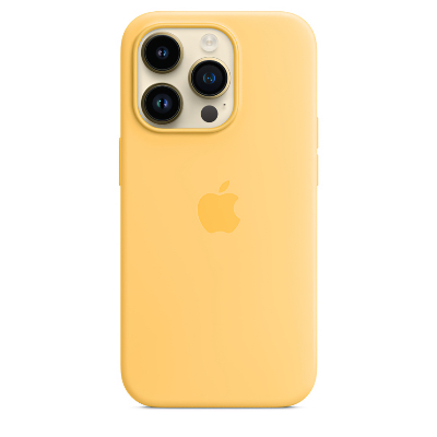 Чехол Apple для iPhone 14 Pro Silicone Case with MagSafe - Sunglow (Желтый)