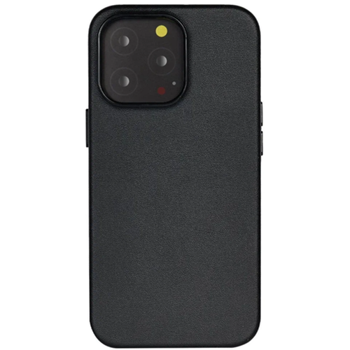 Кожаный чехол K-DOO для iPhone 15 Pro Max MagSafe Noble (Черный)