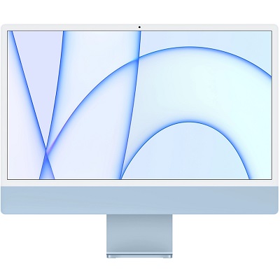 Моноблок Apple iMac 24 M1 (2021) Blue (Синий) (M1 8-core CPU/16GB/512Gb/8-Core GPU)