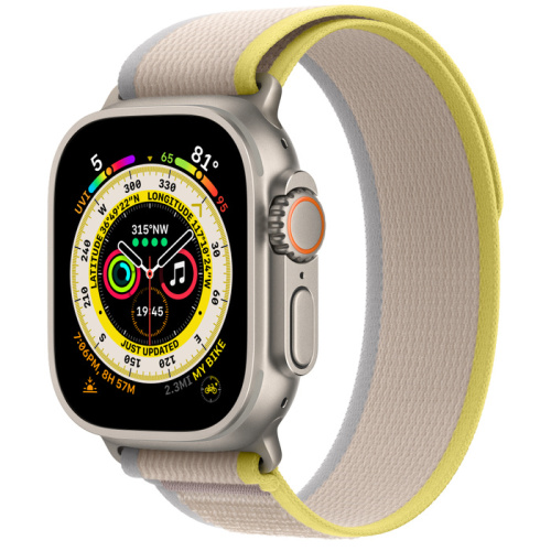 Смарт-часы Apple Watch Ultra 49mm Titanium Case with Trail Loop Yellow/Beige (Желтый/Бежевый)