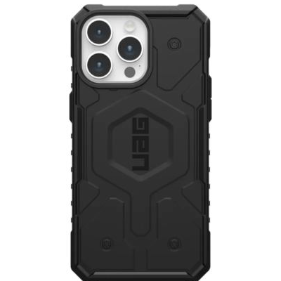 Поликарбонатный чехол UAG Pathfinder MagSafe для iPhone 15 Pro Black (Черный)