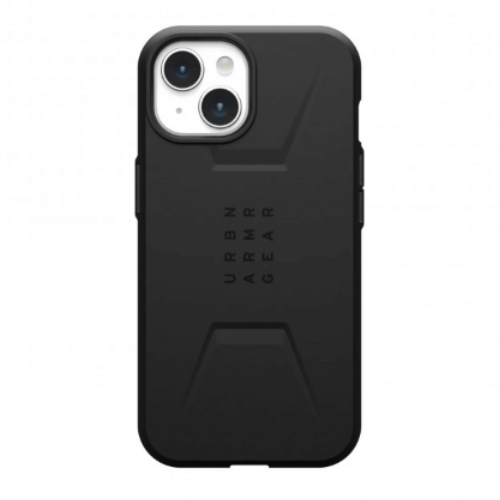 Полиуретановый чехол UAG Civilian MagSafe для iPhone 15 Plus Black (Черный)