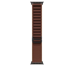 Ремешок для Apple Watch Ultra 49mm Burgundy Alpine Loop - Large - Black Titanium Finish (Бордовый)