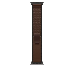 Ремешок для Apple Watch Ultra 49mm Dark Umber Trail Loop - S/M - Black Titanium Finish (Коричневый)