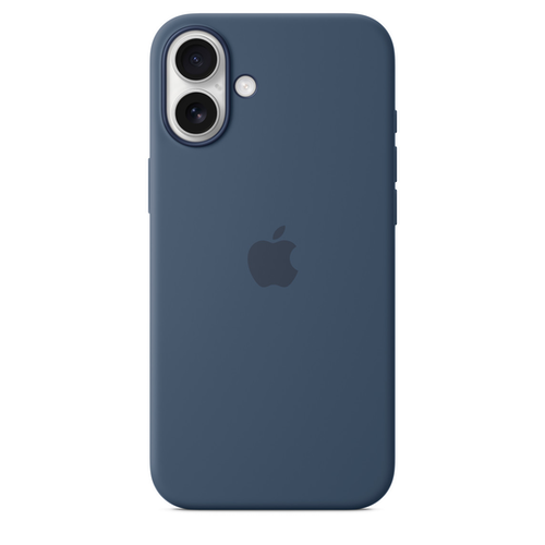 Силиконовый чехол Apple для iPhone 16 Silicone Case with MagSafe - Denim (Синий)