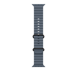 Ремешок для Apple Watch Ultra 49mm Anchor Blue Ocean Band - Black Titanium Finish (Синий)
