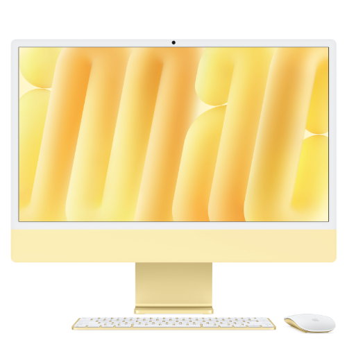 Моноблок Apple iMac 24 M4 (2024) Yellow (Желтый) (M4 8-core CPU/16GB/256Gb/8-Core GPU) Z1E3