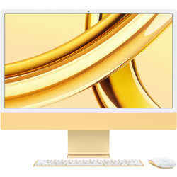 Моноблок Apple iMac 24 M3 (2023) Yellow (Желтый) (M3 8-core CPU/24GB/2Tb/10-Core GPU)