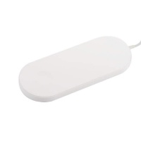 Беспроводное зарядное устройство COTEetCI для iPhone и Watch 2в1 Wireless Daul charger (Белый)