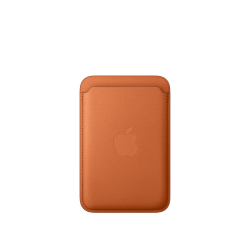 Чехол-бумажник Apple для iPhone FineWoven Wallet with MagSafe – Fox Orange (Оранжевый)