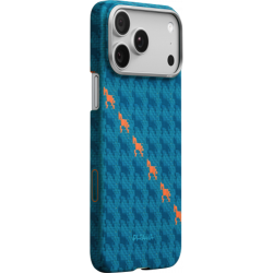 Чехол Pitaka Happiness Rides Edge для iPhone 17 Pro Индиго