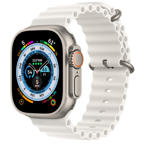 Смарт-часы Apple Watch Ultra 49mm Titanium Case with Ocean Band White (Белый)