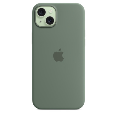 Силиконовый чехол Apple для iPhone 15 Plus Silicone Case with MagSafe - Cypress (Зеленый)