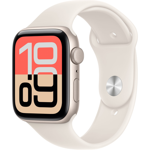 Смарт-часы Apple Watch SE 3 (GPS) 40mm Starlight Aluminum Case with Starlight Sport Band (Темная ночь)