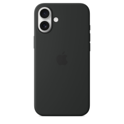 Силиконовый чехол Apple для iPhone 16 Silicone Case with MagSafe - Black (Черный)