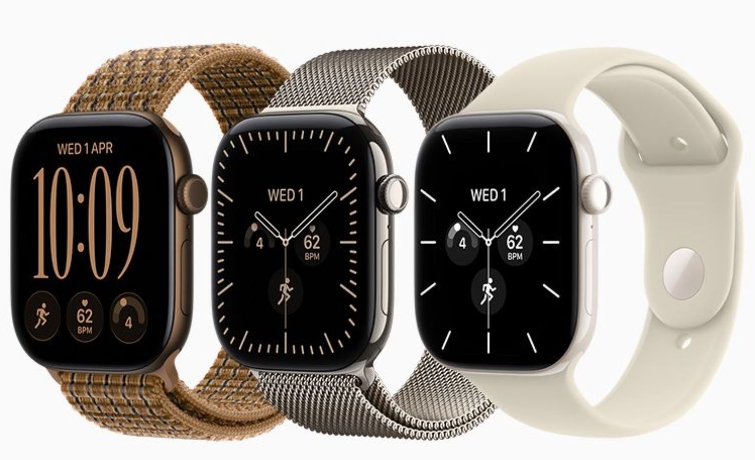 Apple Watch Series 12 в трёх вариантах корпуса и ремешка