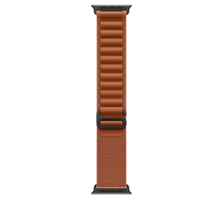 Ремешок для Apple Watch Ultra 49mm Terra Cotta Alpine Loop - Medium - Black Titanium Finish (Терракотовый)