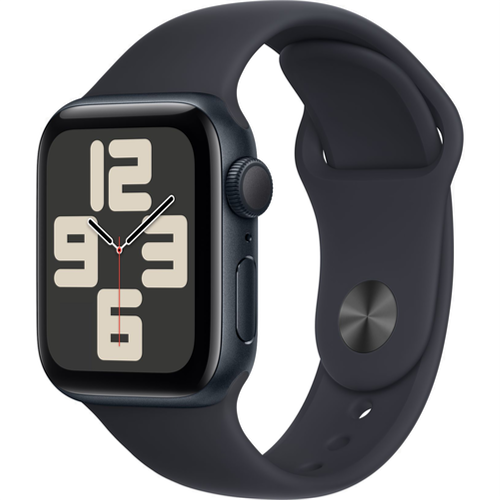 Смарт-часы Apple Watch SE 2023 (GPS) 44mm Midnight Aluminum Case with Midnight Sport Band (Темная ночь)