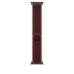 Ремешок для Apple Watch Ultra 49mm Burgundy Trail Loop - M/L - Black Titanium Finish (Коричневый)