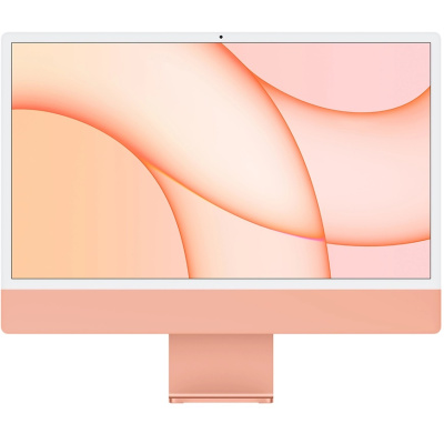 Моноблок Apple iMac 24 M1 (2021) Orange (Оранжевый) (M1 8-core CPU/16GB/256Gb/8-Core GPU) Z132000BV