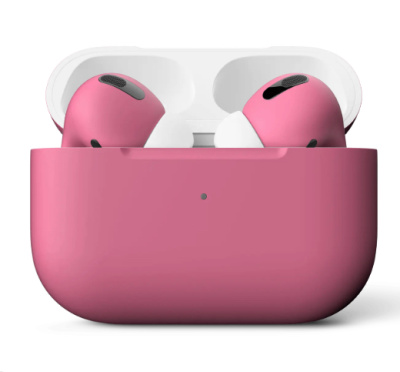 Цветные наушники Apple AirPods Pro (2 gen) (Темно-розовый матовый)