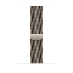 Миланский сетчатый браслет для Apple Watch 46mm Natural Milanese Loop - M/L (Натуральный Титан)