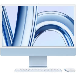 Моноблок Apple iMac 24 M3 (2023) Blue (Синий) (M3 8-core CPU/24GB/256Gb/8-Core GPU)