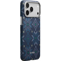 Чехол Pitaka Threads of Winter Ultra-Slim PitaTap для iPhone 17 Pro Max Blue