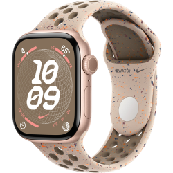 Смарт-часы Apple Watch Series 10 (GPS) 42mm Rose Gold Aluminum Case with Desert Stone Nike Sport Band