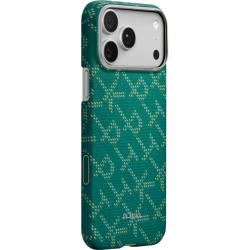 Чехол Pitaka Monogram Ultra-Slim Case для iPhone 17 Pro Max Green