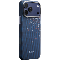 Чехол Pitaka Sakura Hours Ultra-Slim для iPhone 17 Pro Max (Nightfall Blue) Синий