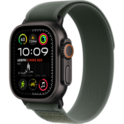 Смарт-часы Apple Watch Ultra 2 (2024) 49mm Black Titanium Case with Trail Loop Green (Зеленый)