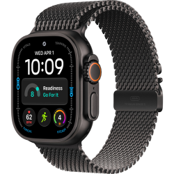 Смарт-часы Apple Watch Ultra 4 (2026) 49mm Black Titanium Case with Titanium Milanese Loop Black (Черный титан)