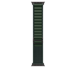 Ремешок для Apple Watch Ultra 49mm Dark Green Alpine Loop - Large - Black Titanium Finish (Темно-Зеленый)