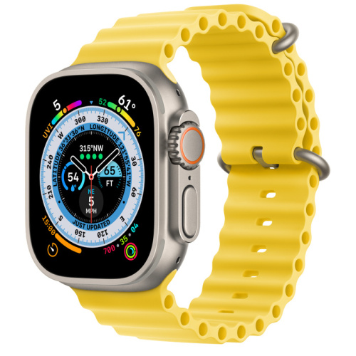 Смарт-часы Apple Watch Ultra 49mm Titanium Case with Ocean Band Yellow (Желтый)