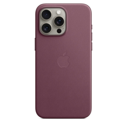 Тканевый чехол Apple для iPhone 15 Pro Max FineWoven Case with MagSafe - Mulberry (Шелковица)