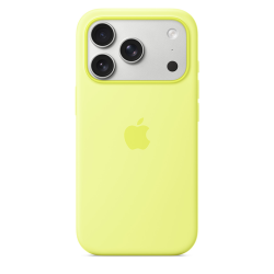 Силиконовый чехол Apple для iPhone 17 Pro Max Silicone Case with MagSafe – Neon Yellow (Желтый)