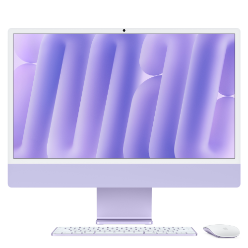 Моноблок Apple iMac 24 M4 (2024) Purple (Фиолетовый) (M4 8-core CPU/16GB/256Gb/8-Core GPU) Z1E7