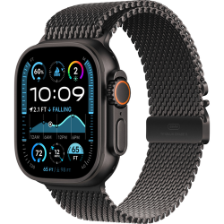 Смарт-часы Apple Watch Ultra 2 (2024) 49mm Black Titanium Case with Black Titanium Milanese Loop (Черный)