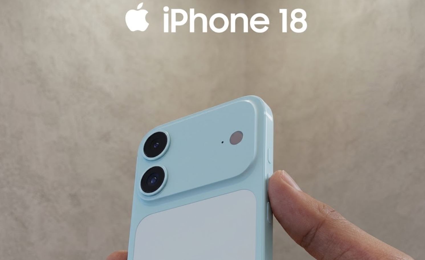 Концепт предполагаемого базового iPhone 18