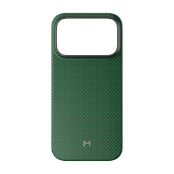 Кевларовый чехол Magssory Aramid Frame Case MagSafe для iPhone 18 Pro Max Green