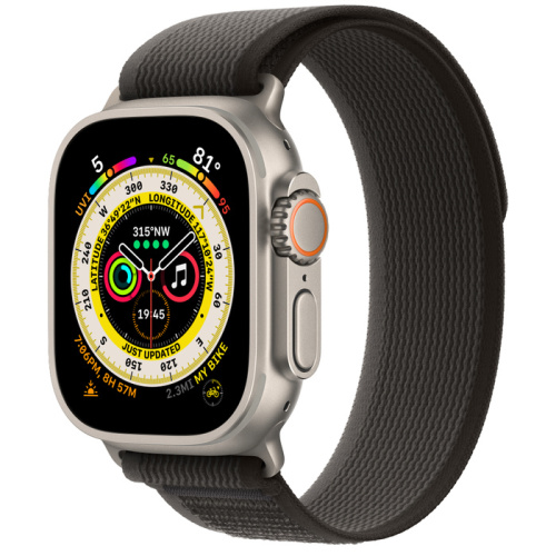 Смарт-часы Apple Watch Ultra 49mm Titanium Case with Trail Loop Black/Gray (Черный/Серый)