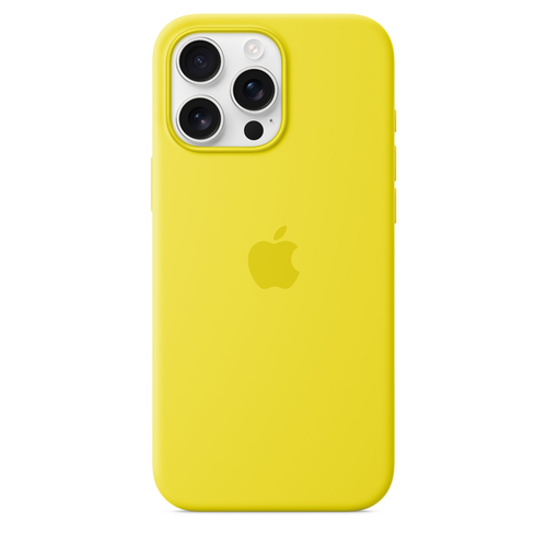 Силиконовый чехол Apple для iPhone 16 Pro Silicone Case with MagSafe - Star Fruit (Желтый)