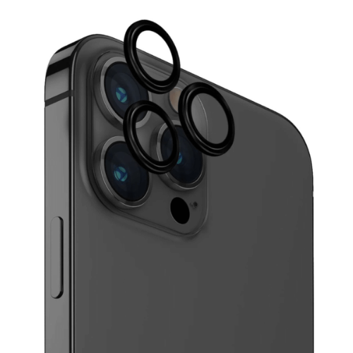Защитное стекло на камеру Uniq Optix для iPhone 15 Pro Max Black (Черный)