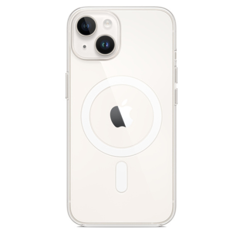 Чехол Apple для iPhone 14 Luxcopy Clear Case with MagSafe (Прозрачный)