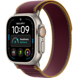 Смарт-часы Apple Watch Ultra 4 (2026) 49mm Natural Titanium Case with Trail Loop Burgundy (Бордовый)